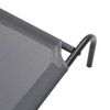 vidaXL Elevated Dog Bed Grey 90x50x20 cm Textilene and Steel
