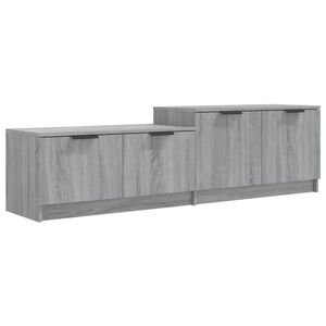 vidaXL TV Cabinet Grey Sonoma 158.5x36x45 cm Engineered Wood