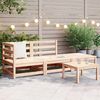 vidaXL 3 Piece Garden Lounge Set Solid Pinewood