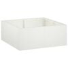 vidaXL Retaining Wall 4 pcs 100 x 100 x 50 cm Steel White