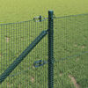 vidaXL Fence Post Green 50 x 0.6 m (12 x 12 mm mesh) Steel and PVC