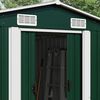 vidaXL Garden Shed Green 257x990x181 cm Galvanised steel