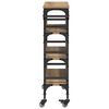 vidaXL Kitchen Trolley Artisan Oak 53 x 20 x 76 cm Engineered Wood
