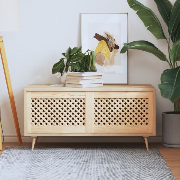 vidaXL Cabinet Doors Lattice Design 2 pcs 59.5x39.5 cm Solid Wood Pine