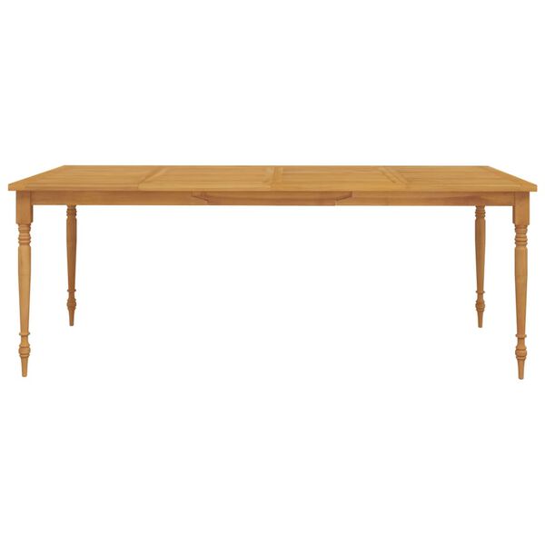 vidaXL Batavia Table 200x100x75 cm Solid Wood Teak
