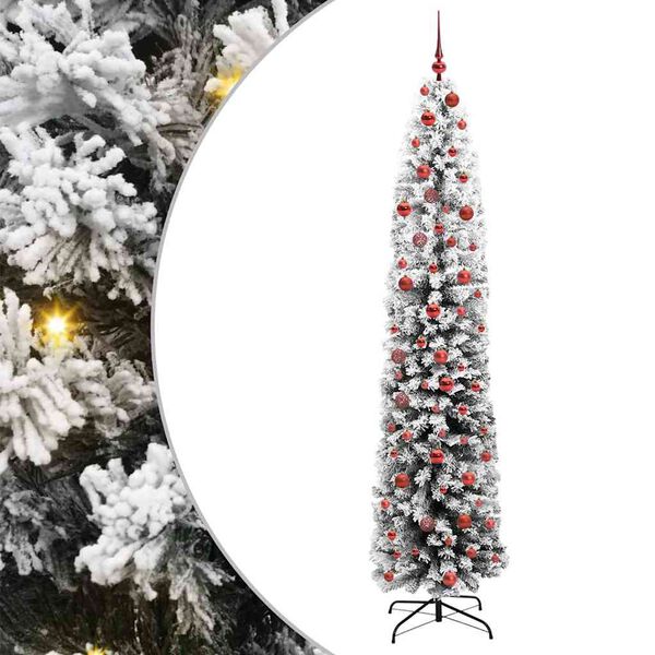 vidaXL Artificial Christmas Tree with 300 LEDs with Stand Green 210 cm