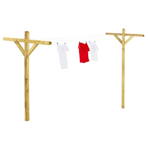 vidaXL Laundry Racks 2 pcs 120x170 cm Impregnated Pinewood