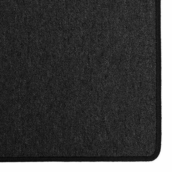 vidaXL Carpet Runner Anthracite 100 x 300 cm 100% Polypropylene
