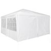 vidaXL Party Tent White 400 x 400 x 266 cm Polyethylene