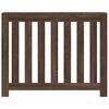 vidaXL Radiator Cover Brown Oak 104x20x82 cm Engineered Wood