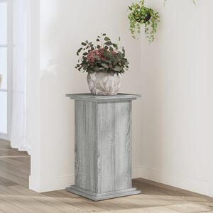 vidaXL Plant Stand Grey Sonoma 33 x 33 x 60 cm Engineered wood