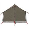 vidaXL Camping Tent 2-Person Brown Waterproof