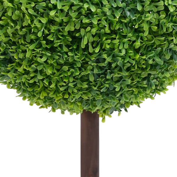 vidaXL Artificial Boxwood Plant with Pot Ball Shaped Green 71 cm