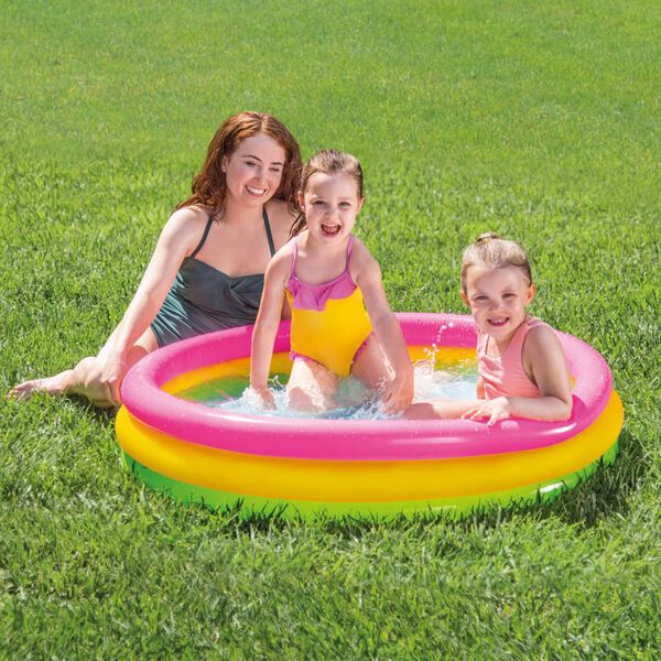 Intex Sunset Inflatable Pool 3 Rings 114x25 cm