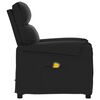 vidaXL Massage Recliner Chair Black Faux Leather