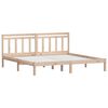 vidaXL Bed Frame without Mattress Super King Solid Wood
