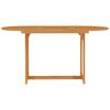 vidaXL 5 Piece Garden Dining Set Solid Teak Wood