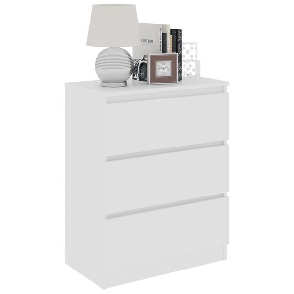 vidaXL Sideboard White 60x35x76 cm Engineered Wood