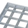vidaXL Grating Silver 30 x 30 x 2 cm Hot-Dip Galvanised Steel