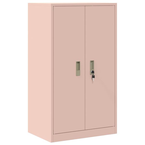 vidaXL Storage Cabinet Pink 60 x 40 x 90 cm Cold-Rolled Steel