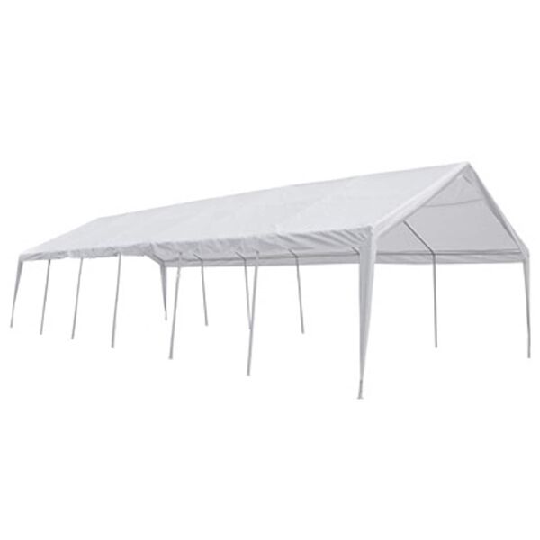 vidaXL Tent Fabric without Frame White 12 x 6 m PE
