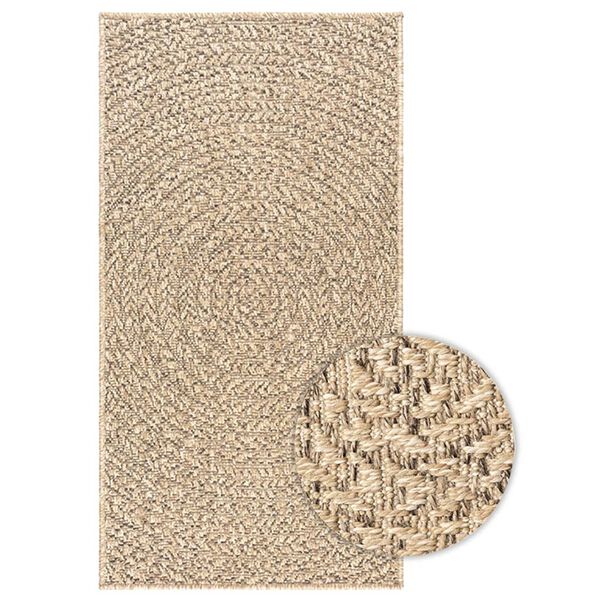 vidaXL Rug ZIZUR 100x200 cm Jute Look Indoor and Outdoor