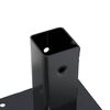 vidaXL Post Bases Square 4 pcs Anthracite 46x46 mm Powder-coated Steel