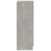 vidaXL Shoe Cabinet Concrete Grey 30x35x100 cm Engineered Wood