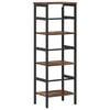 vidaXL Bookshelf Smoked Oak 40 x 29.5 x 115 cm Engineered Wood