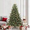 vidaXL Artificial Christmas Tree with 300 LEDs with Stand Green 210 cm