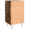 vidaXL Bedside Cabinets 2 pcs Smoked Oak 40x35x69 cm Engineered Wood