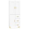 vidaXL Highboard White Engineered Wood