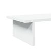 vidaXL Monitor Stand White 100x27x15 cm Engineered Wood