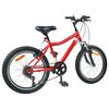 vidaXL Kids Bike 20'' 6-Speed for 6-11 Years Old Red