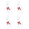 vidaXL Christmas Reindeer 4 pcs 360 LEDs Cold White 33 x 12 x 55 cm