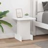 vidaXL End Table White 35.5 x 35 x 40 cm Engineered Wood