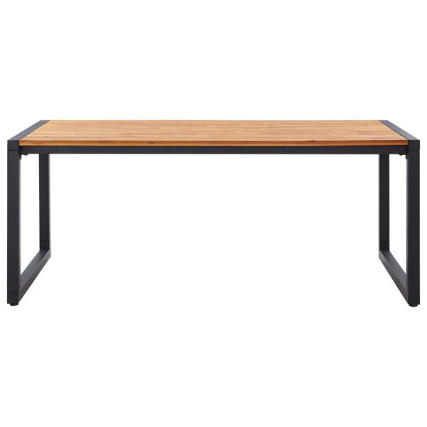 vidaXL 7 Piece Garden Dining Set Grey