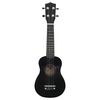 vidaXL Soprano Ukulele Set with Bag for Kids Black 23"