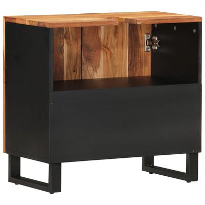 vidaXL Sink Cabinet 62x33x58 cm Solid Wood Acacia and Engineered Wood