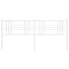 vidaXL Metal Replace Headboard White 180cm