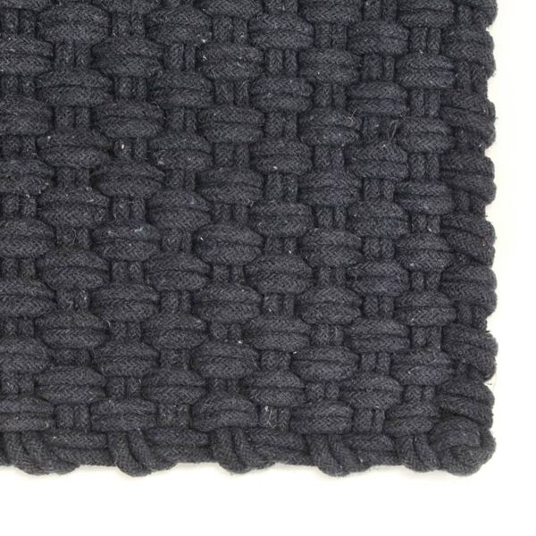 vidaXL Rug Rectangular Anthracite 120x180 cm Cotton