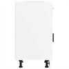 vidaXL Kitchen Base Cabinet Porto White Engineered Wood
