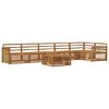 vidaXL Outdoor Sofa Set 7 pcs Natural Solid Acacia Wood