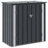 vidaXL Garden Storage Box Black 101.5 x 57 x 100.5 cm Steel