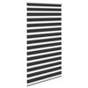 vidaXL Zebra Blind 120 x 230 cm Black