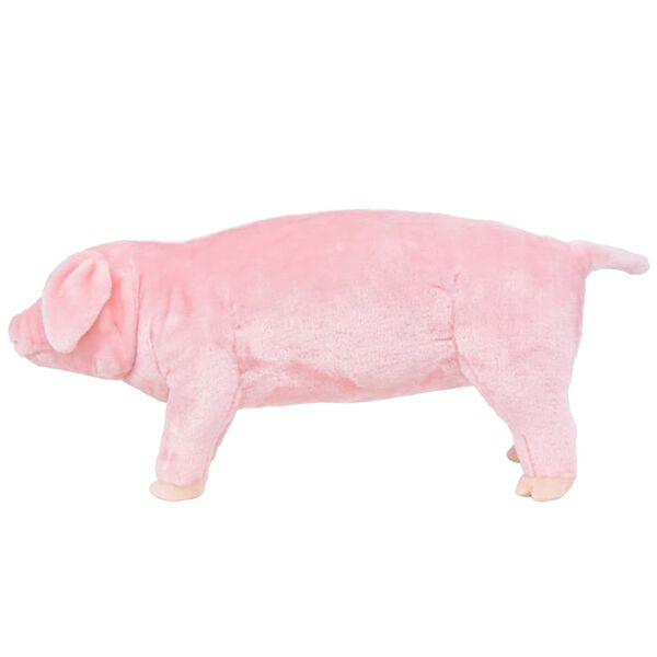vidaXL Standing Plush Toy Pig Pink XXL
