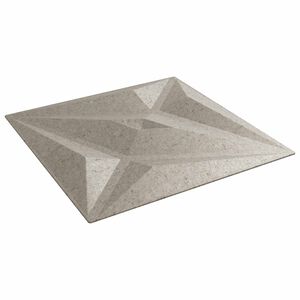 vidaXL Wall Panels Star 24 pcs Star Beton 50 x 50 cm XPS Foam