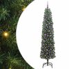 vidaXL Artificial Christmas Tree with 300 LEDs with Stand Green 210 cm