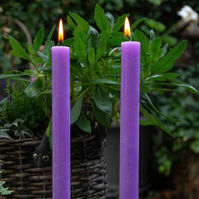 Bolsius Table Candles Shine 16 pcs 27 cm Vibrant Violet