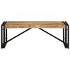 vidaXL Coffee Table 100x50x35 cm Solid Rough Wood Mango